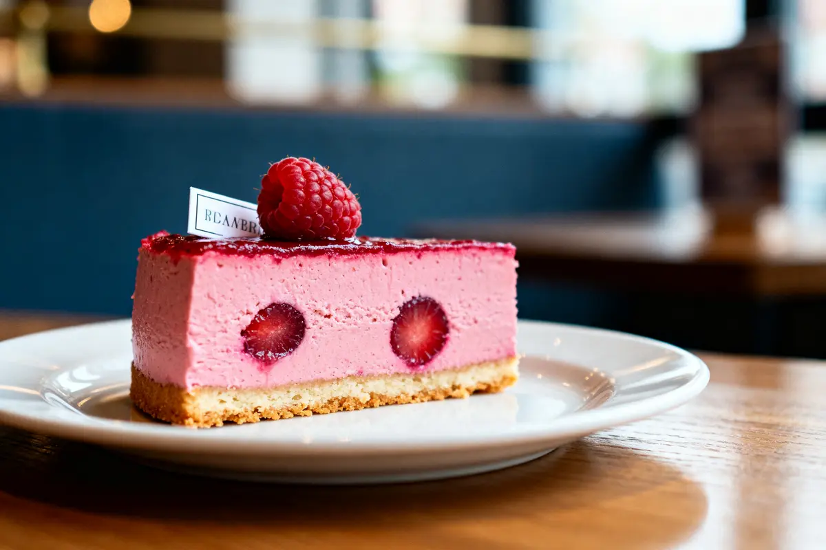 Entremets à la framboise : Recette facile Vanille &amp; Chocolat blanc
