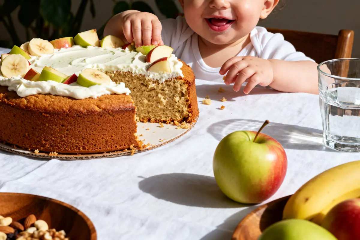 Gâteau bébé sans sucre : Recettes simples, moelleuses et saines