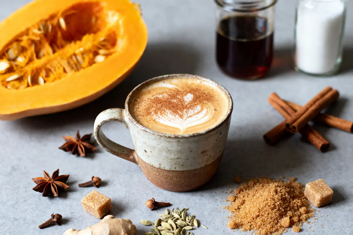 Recette de Pumpkin Spice Latte maison facile et sans lactose