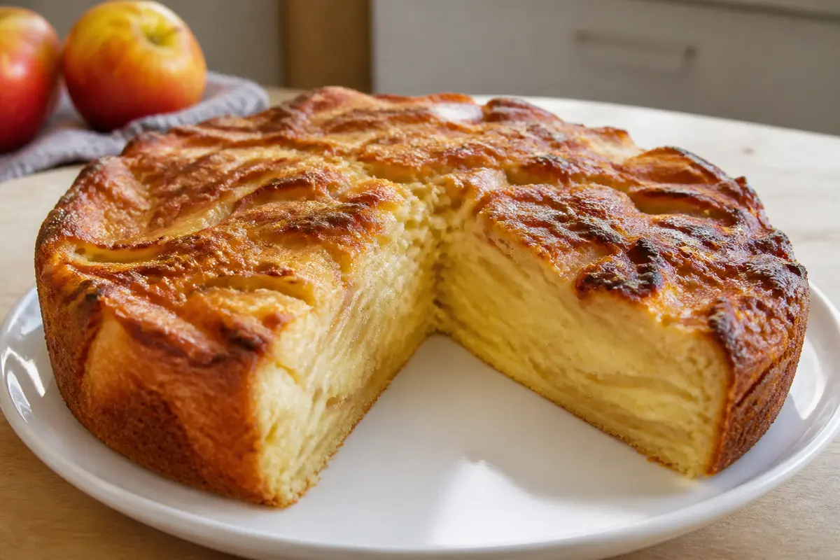 Gâteau invisible aux pommes : Testez cette recette délicieuse !