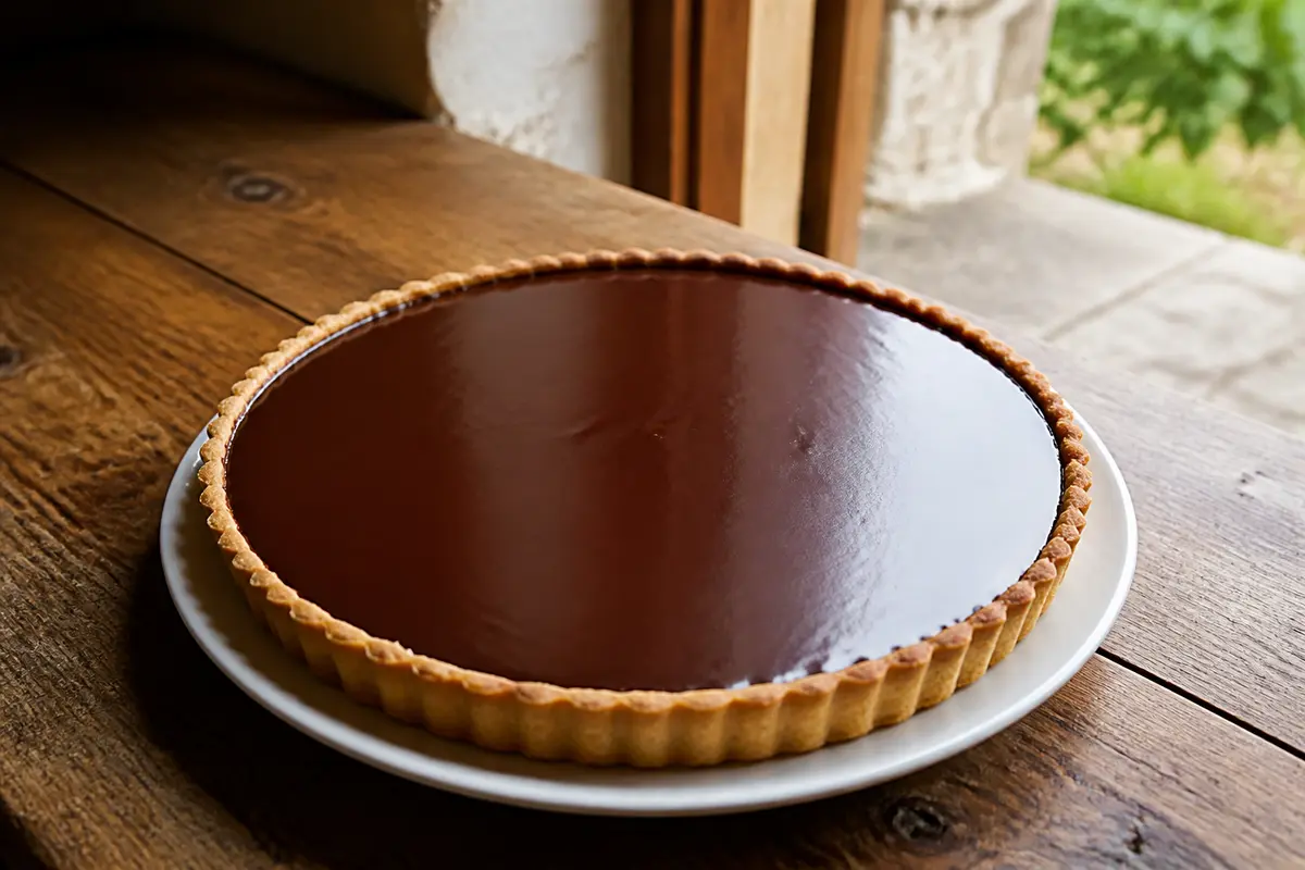 Tarte ganache au chocolat : Recette facile et inratable