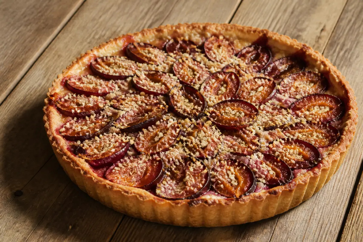 Tarte aux prunes gourmande : Recette facile et rapide !